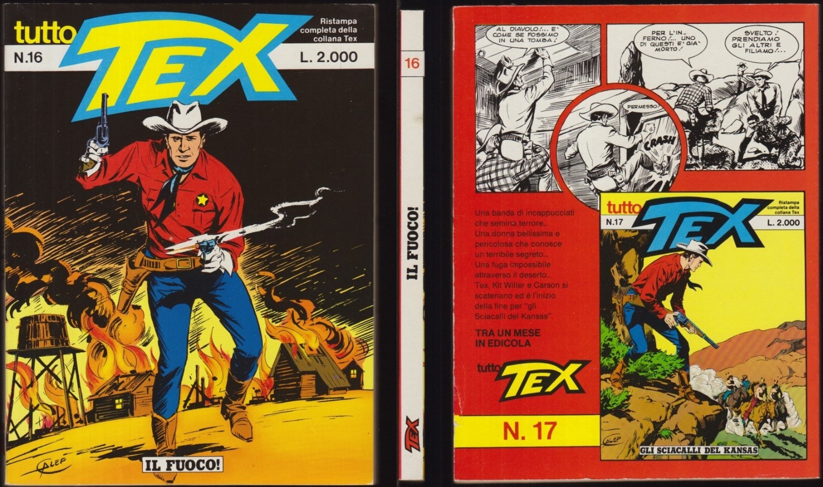 TUTTO TEX 16 IL FUOCO! - MARZO 3/1987 "OTTIMO"