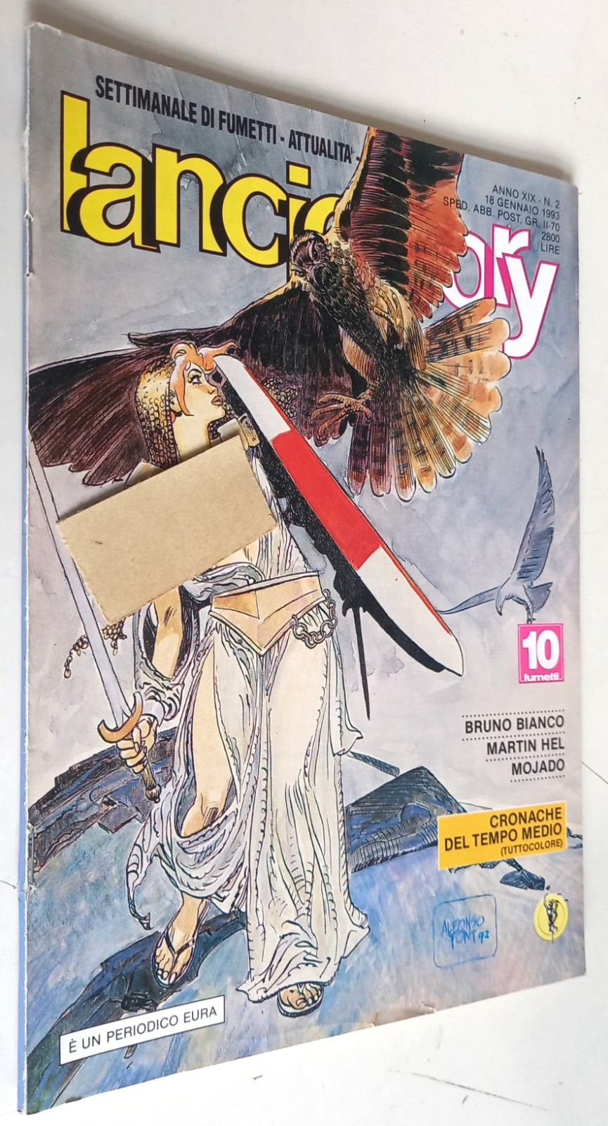 LANCIOSTORY N. 2 -18/1/1993 -Martin Hel/inserto Savarese/Bruno Bianco- Eura