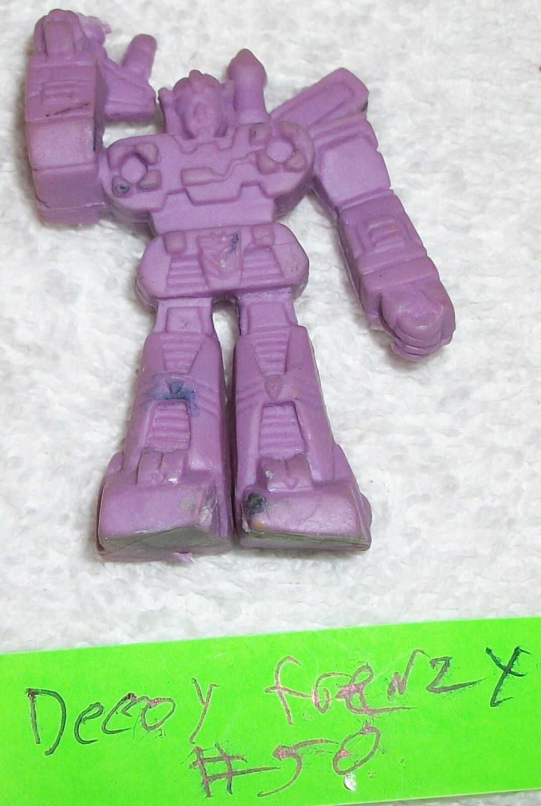 Transformers G1 Originale Vintage Viola Decoy Frenzy #50