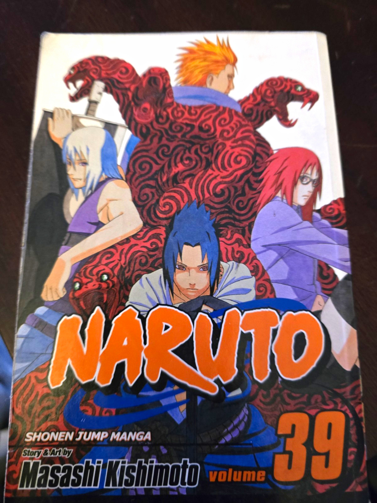 Naruto vol. 39 Manga di Masashi Kishimoto (VIZ Media) Sasuke Uchiha