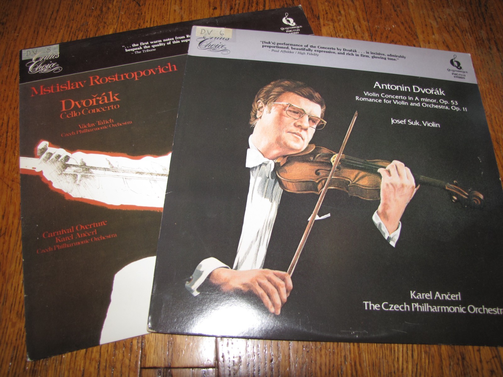 DVORAK - COLLECTION OF 2 DVORAK RECORDS - LOT OF 2