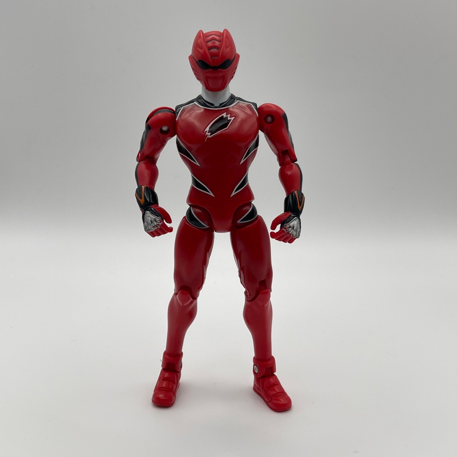 2007 Power Rangers Jungle Fury Tiger Red Ranger 6" sensore ammortizzatore suono #11