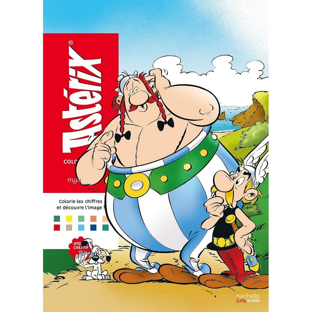 Libro da colorare Asterix e Obelix (Disegni da colorare misterici T1)