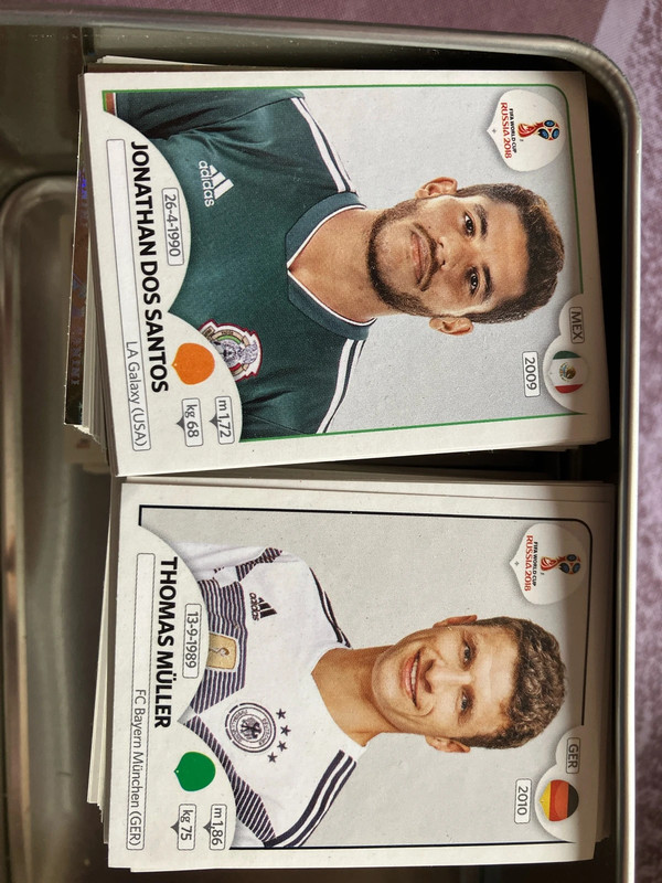 Panini coupe du monde Russie 2018