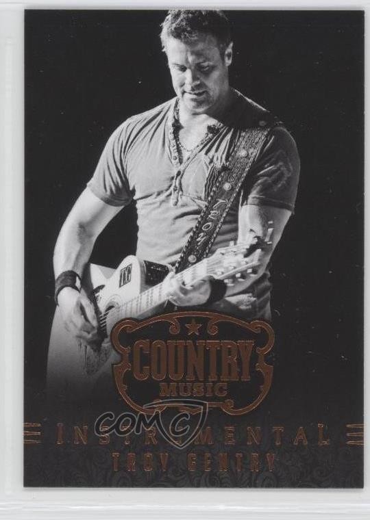 2014 Panini Country Music Instrumental Troy Gentry #3 0p6