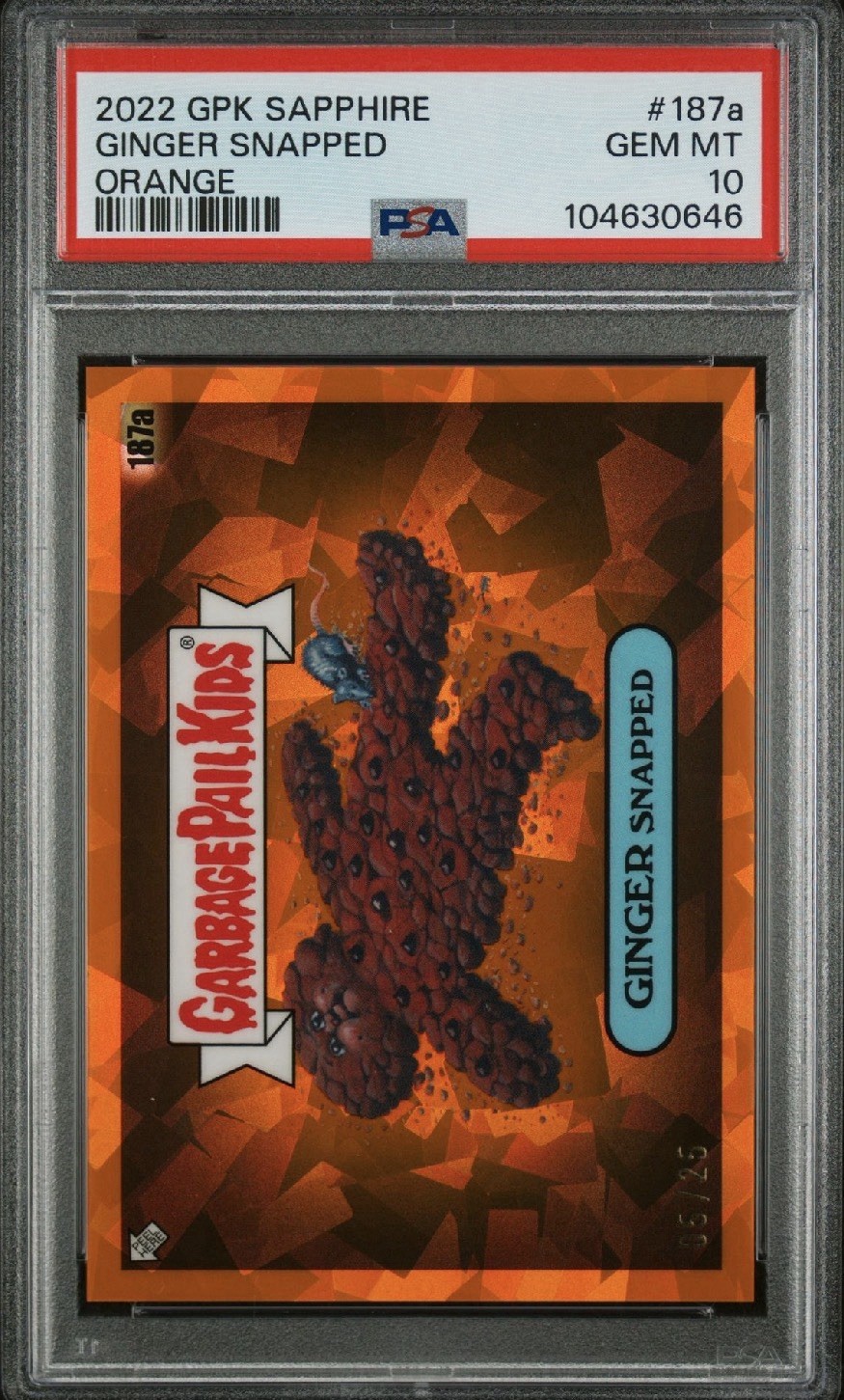 Ginger Snapped 187a 2022 Topps Garbage Pail Kids Sapphire Edition PSA 10