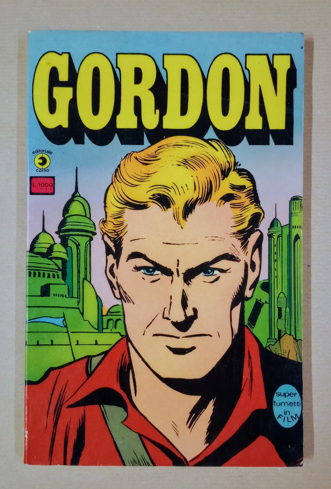 Gordon Super Fumetti in Film Editoriale Corno