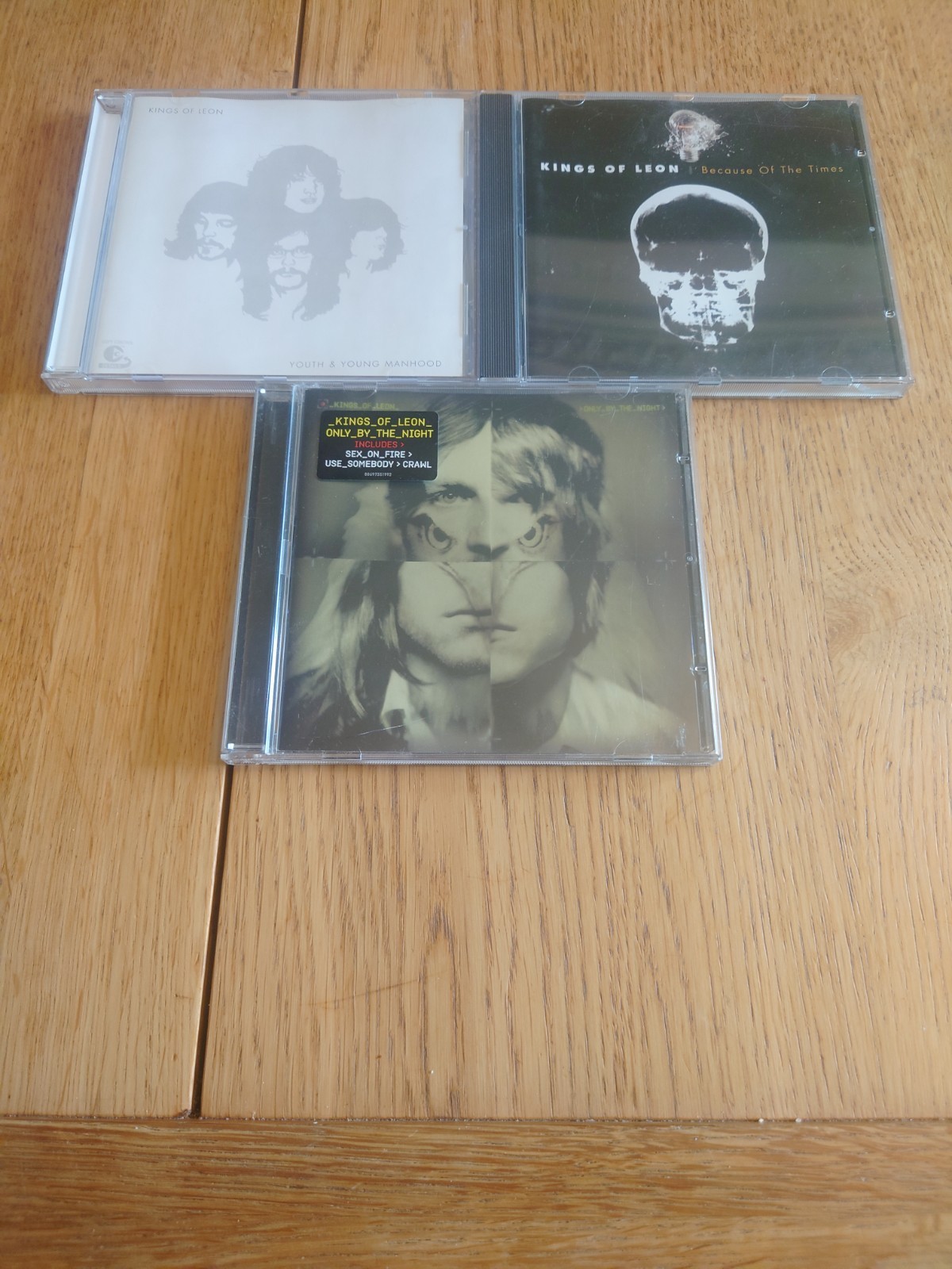 Kings Of Leon Used CD's -Youth & Young Manhood, Only by the Night, Because Times