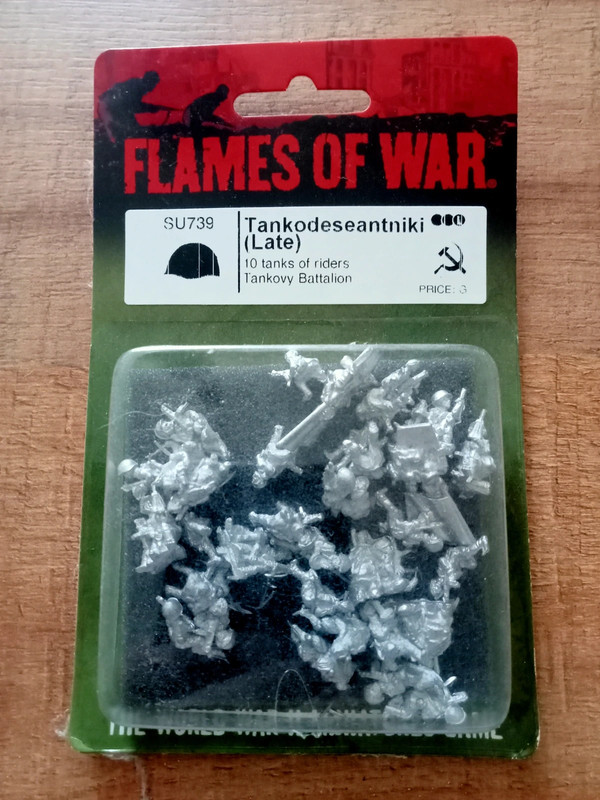Blister flames of war tankodeseantniki (late) neuf