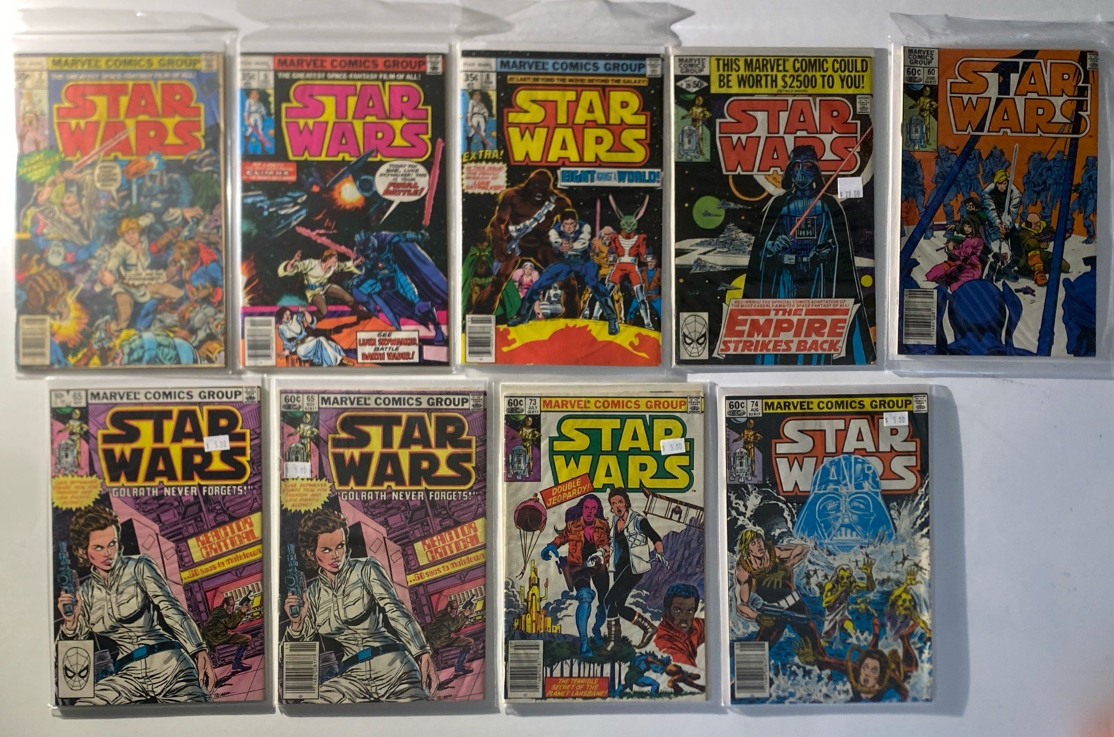 Star Wars Comic Lot Of 9