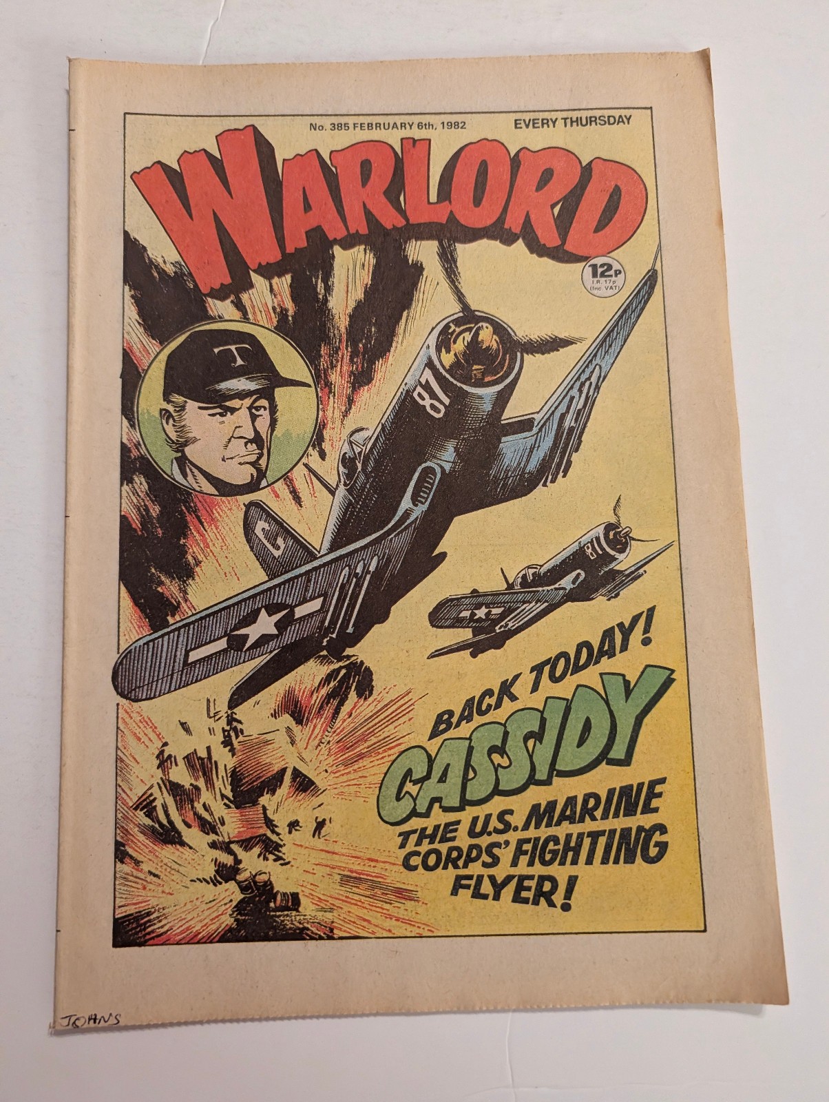 Warlord Comic No 385, February 6th 1982.