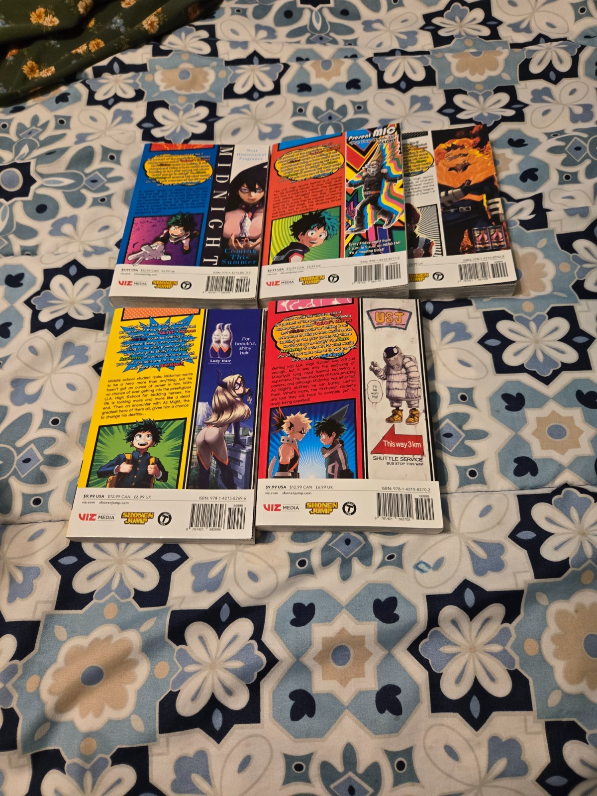 My Hero Academia volumi 1-5 manga