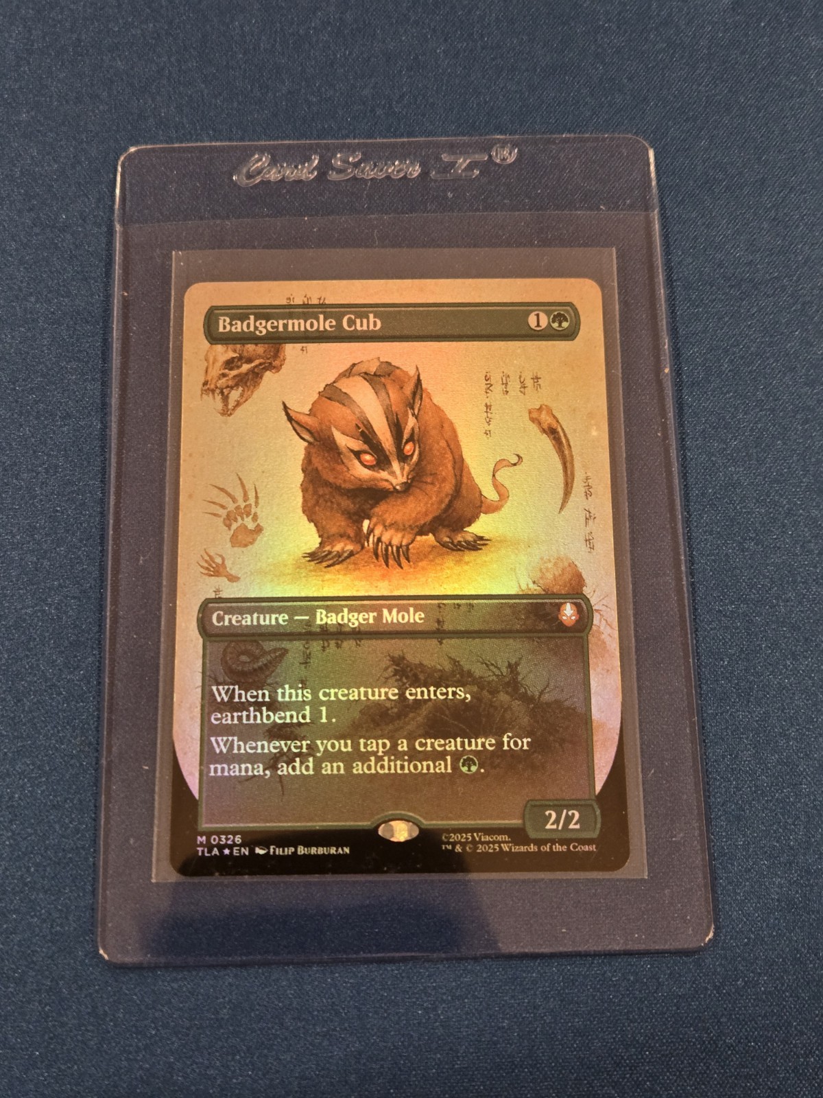 Badgermole Cub (Borderless) Avatar: The Last Airbender Foil