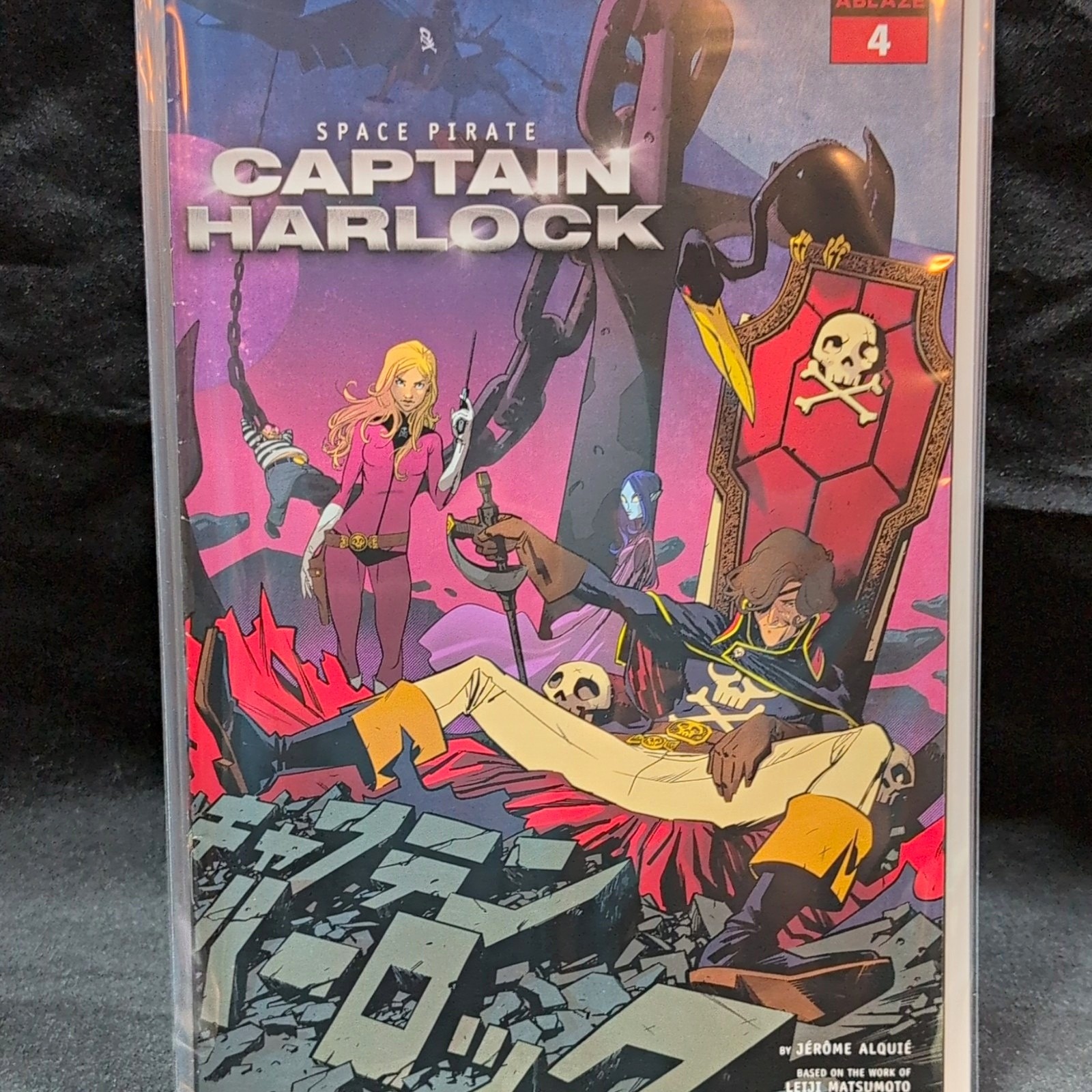 Ablaze Space Pirate Captain Harlock #4 Comic Book English Color