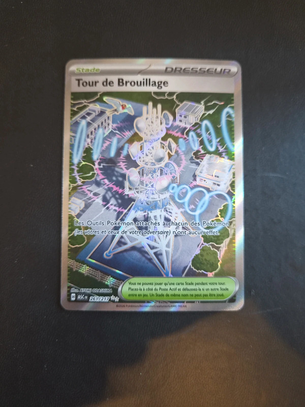 Pokémon Objet Tour de Brouillage 261/217