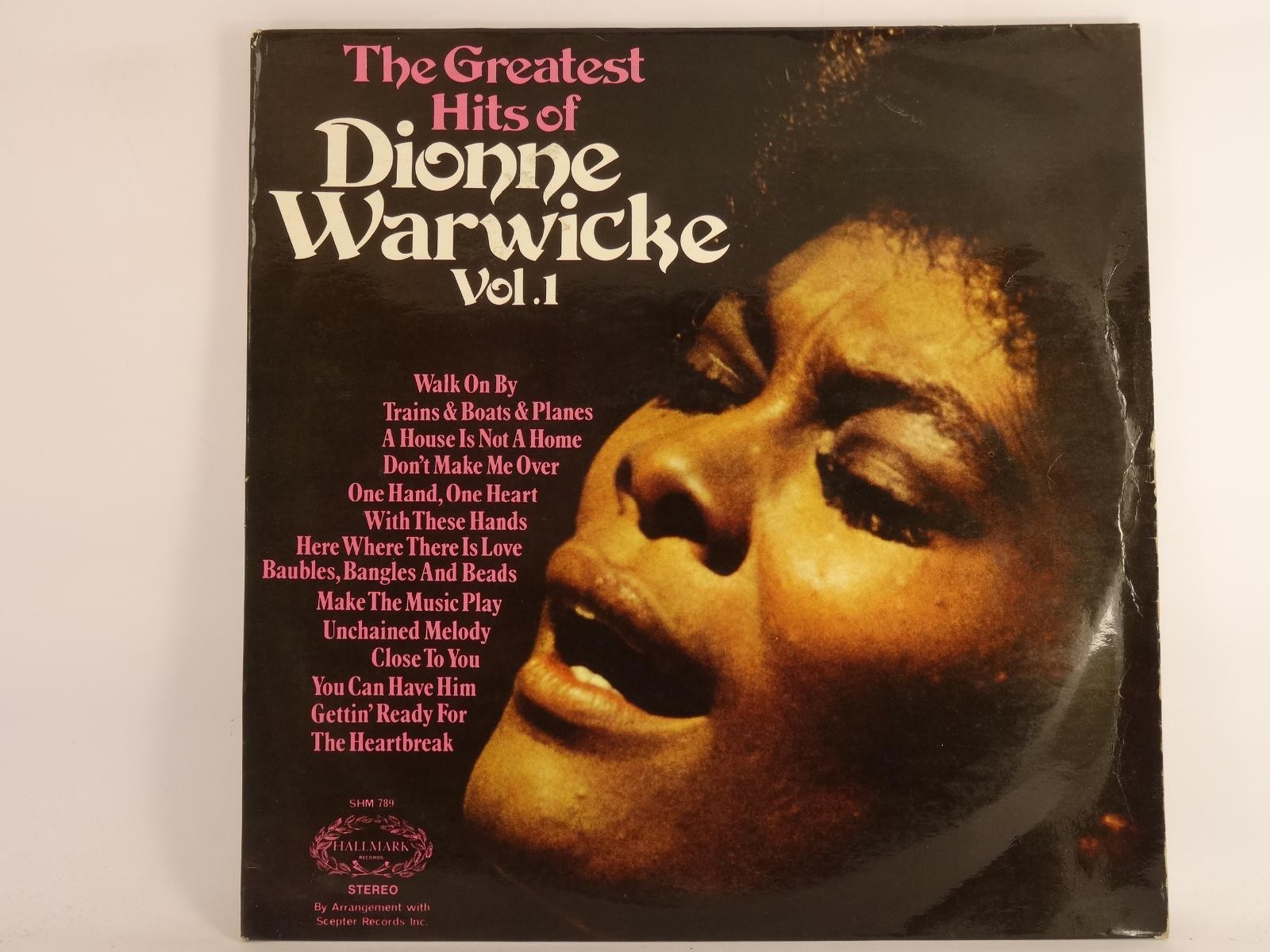 WARWICKE,DIONNE GREATEST HITS VOL 1 (A) LP HALLMARK