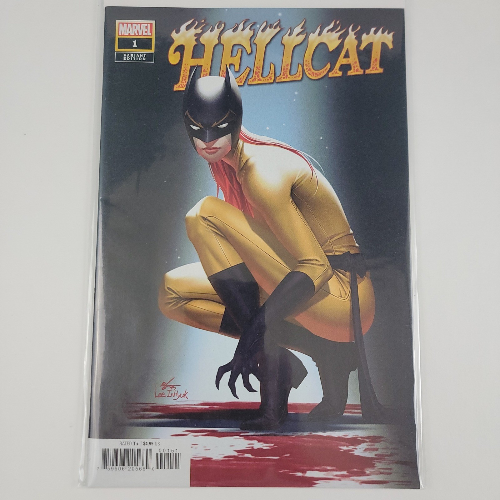Copertina variante Hellcat 1 (2023) Inhyuk Lee Marvel Comics Patsy Walker Sleepwalker