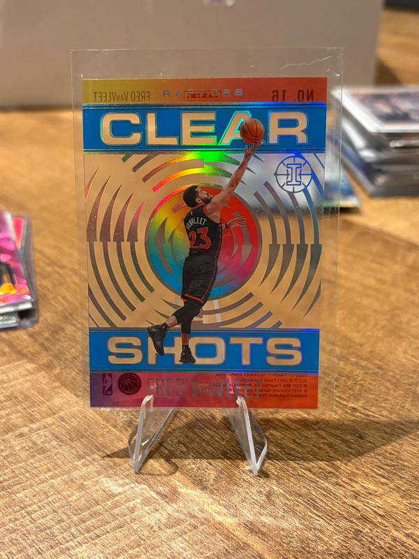 2020-21 Panini NBA Illusions Fred Van Vleet Clear Shots #10 Raptors Toronto