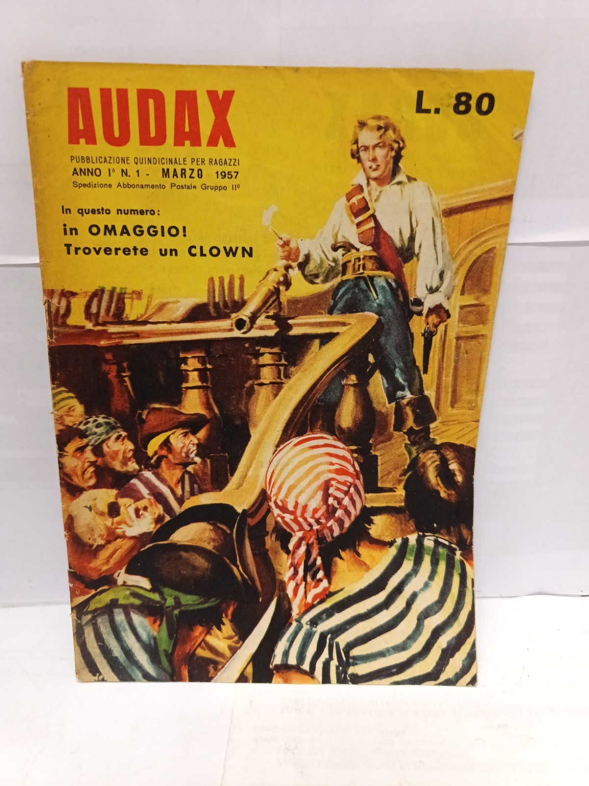 AUDAX n°1 - art press publishing, 1957 - con inserto CLOWN - s117