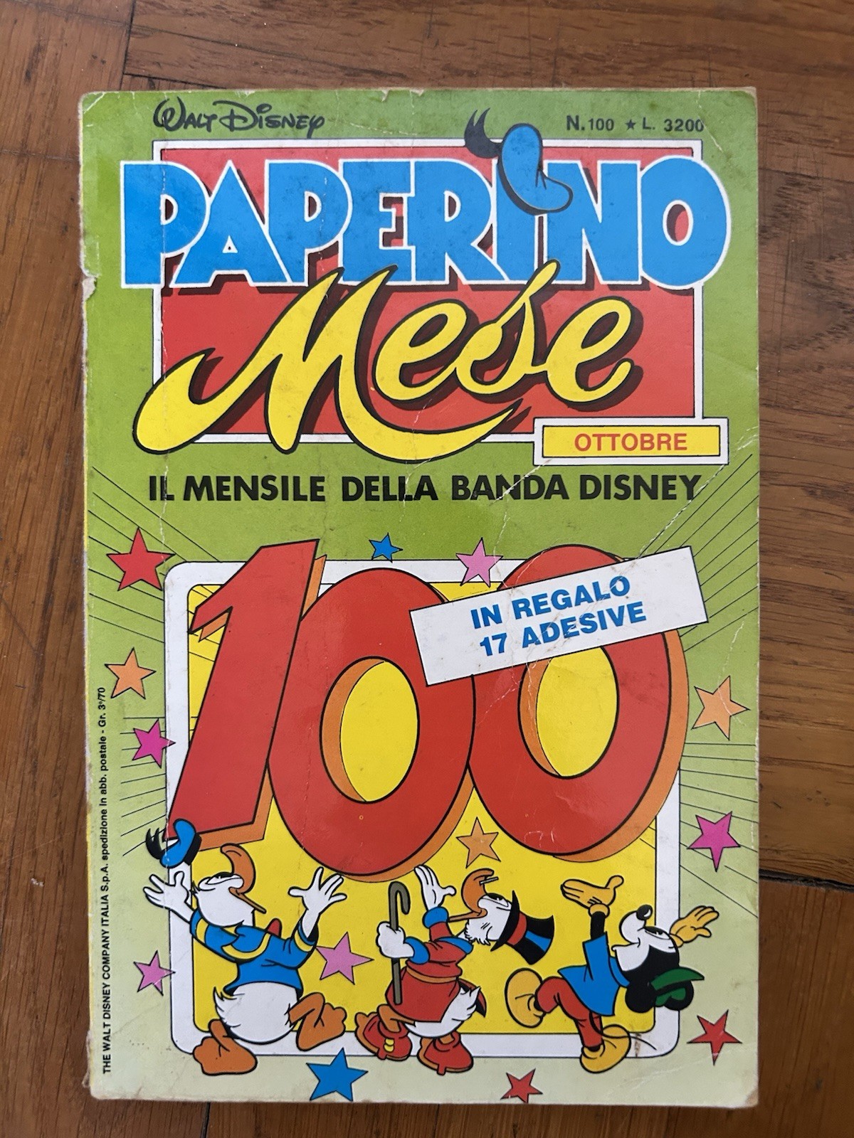 Walt Disney Paperino Mese n. 100 Ottobre fumetto a colori IT