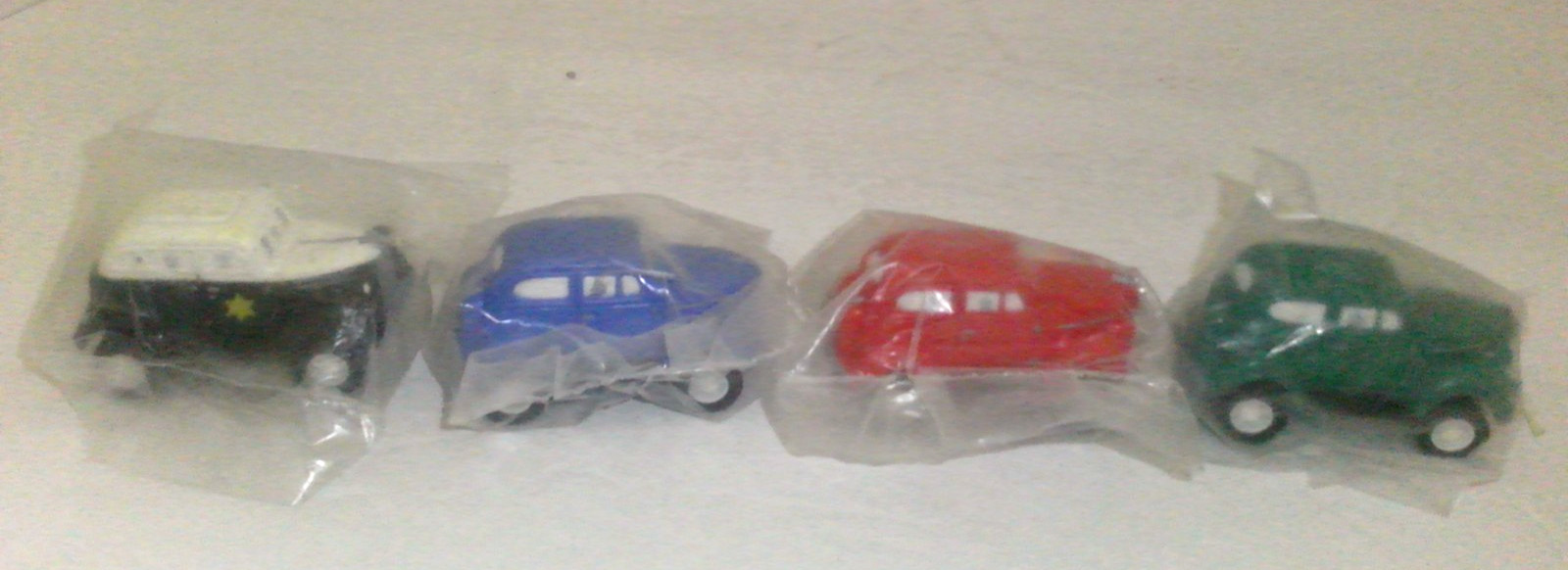Applausi 1990 Dick Tracy Tirare indietro macchinine giocattolo set 4 pezzi
