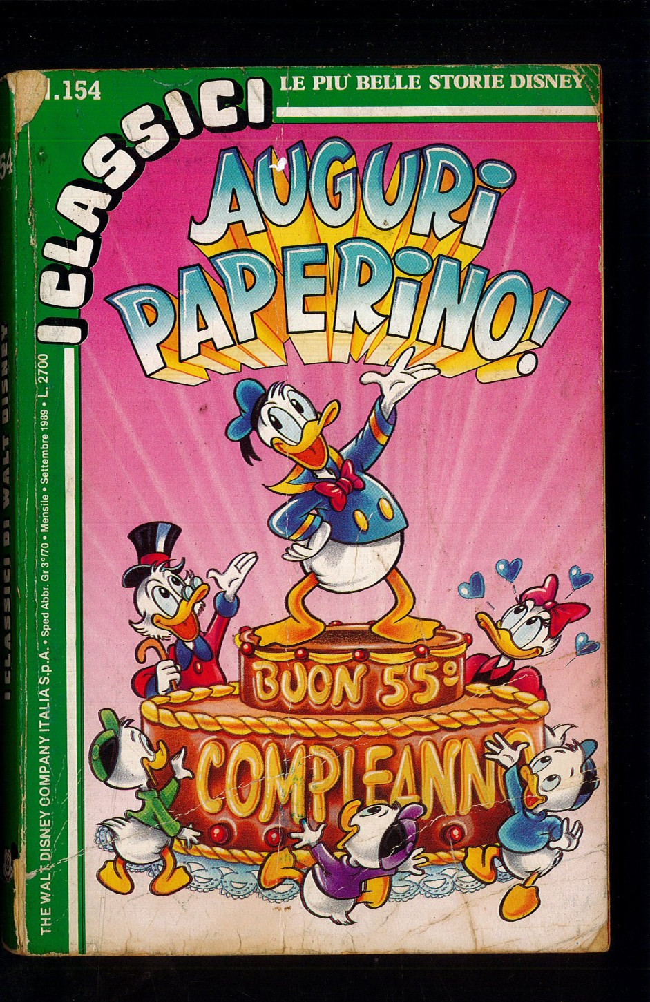 I Classici di W. Disney n.154 del 1989 W.Disney Italia ▓