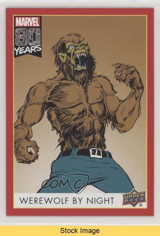 2019 Upper Deck Marvel 80th Anniversary Retro Werewolf by Night #72 READ 09q5