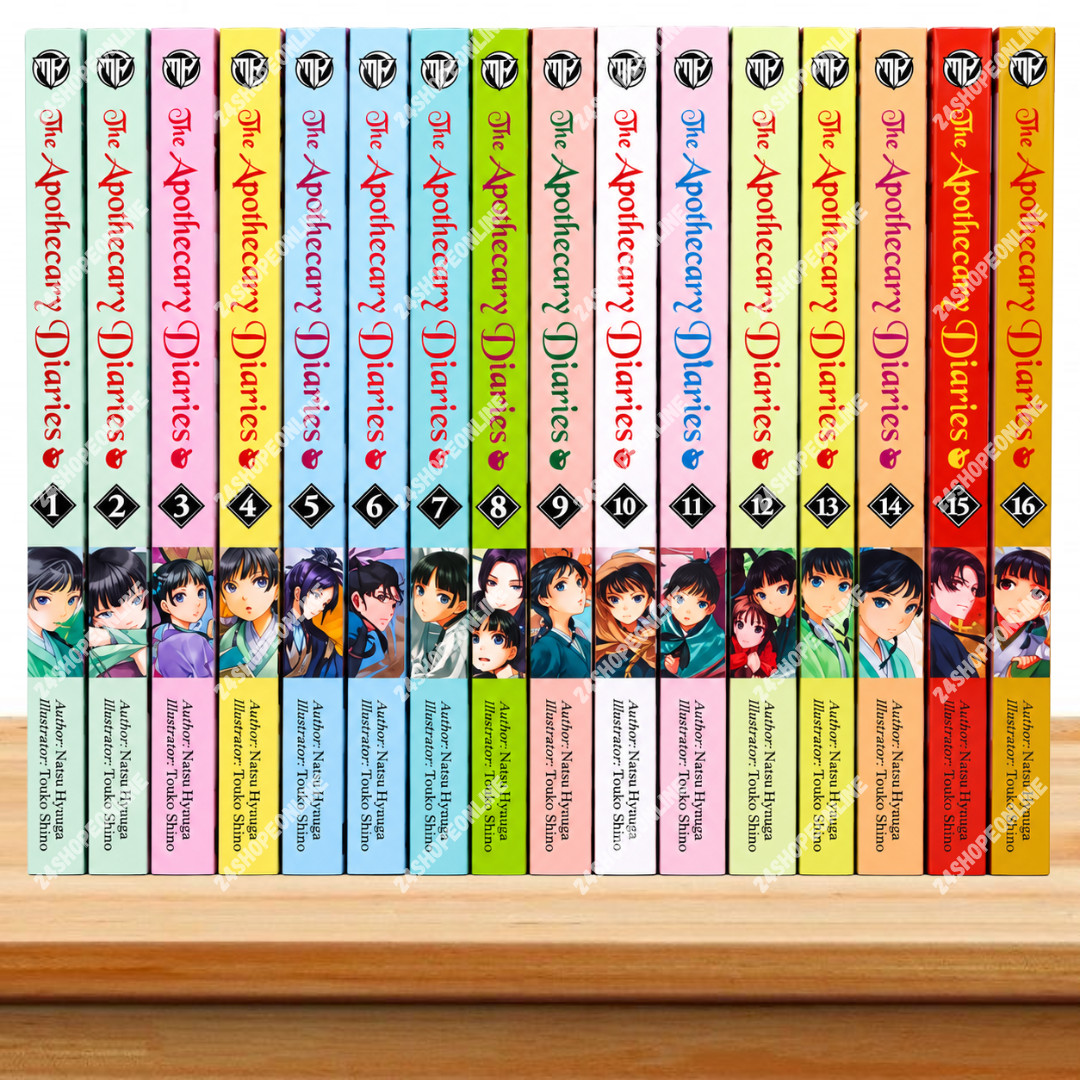 I diari della farmacia light novel vol. Set completo/mezzo 1-16 versione inglese nuovo