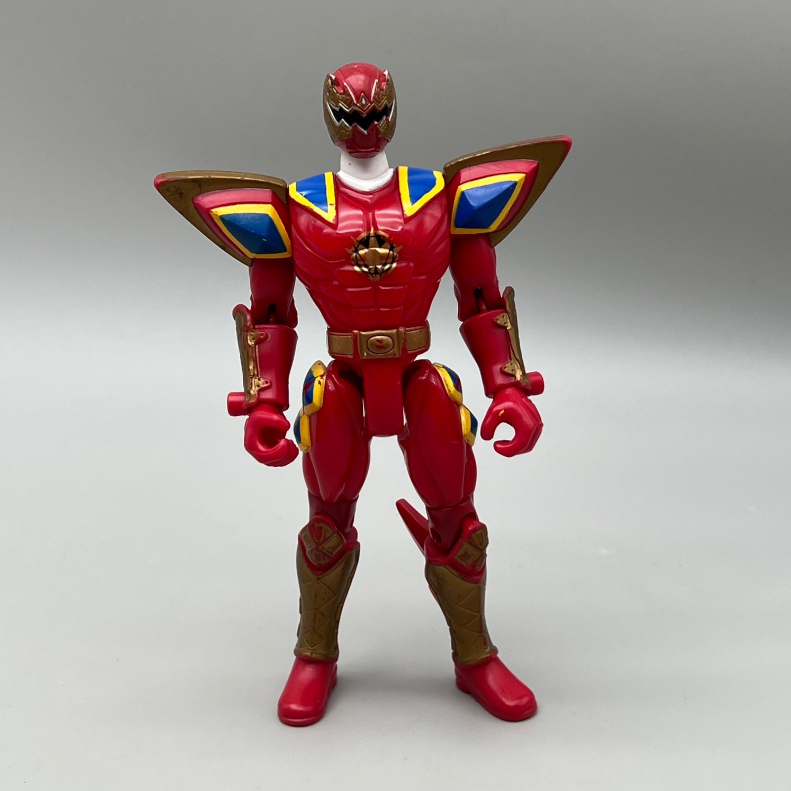 Modellino Bandai Power Rangers Dino Thunder Red Triassic Ranger 6" 2003 1T