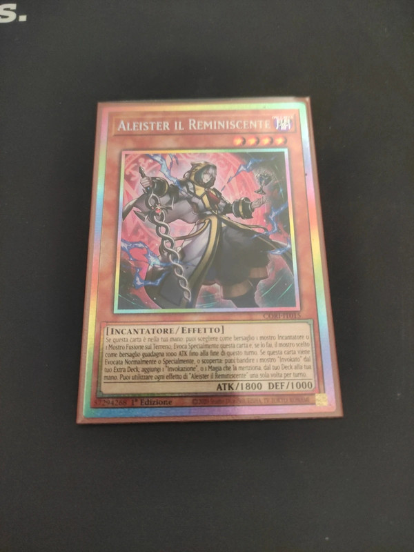 Aleister il reminiscente ita Starlight rare yugioh