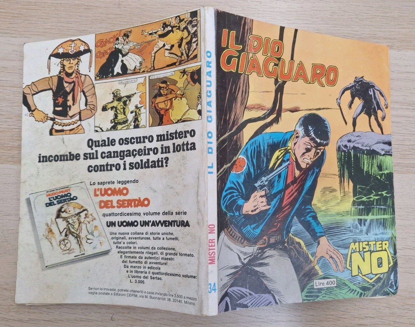 MISTER NO, ED. CEPIM 1978, n.33