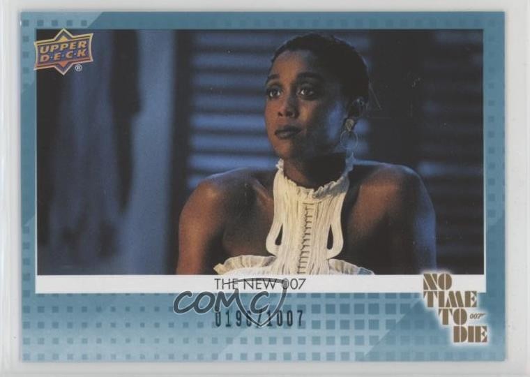 2025 Upper Deck James Bond No Time To Die Teal 007 196/1007 Nomi The New #26 av1