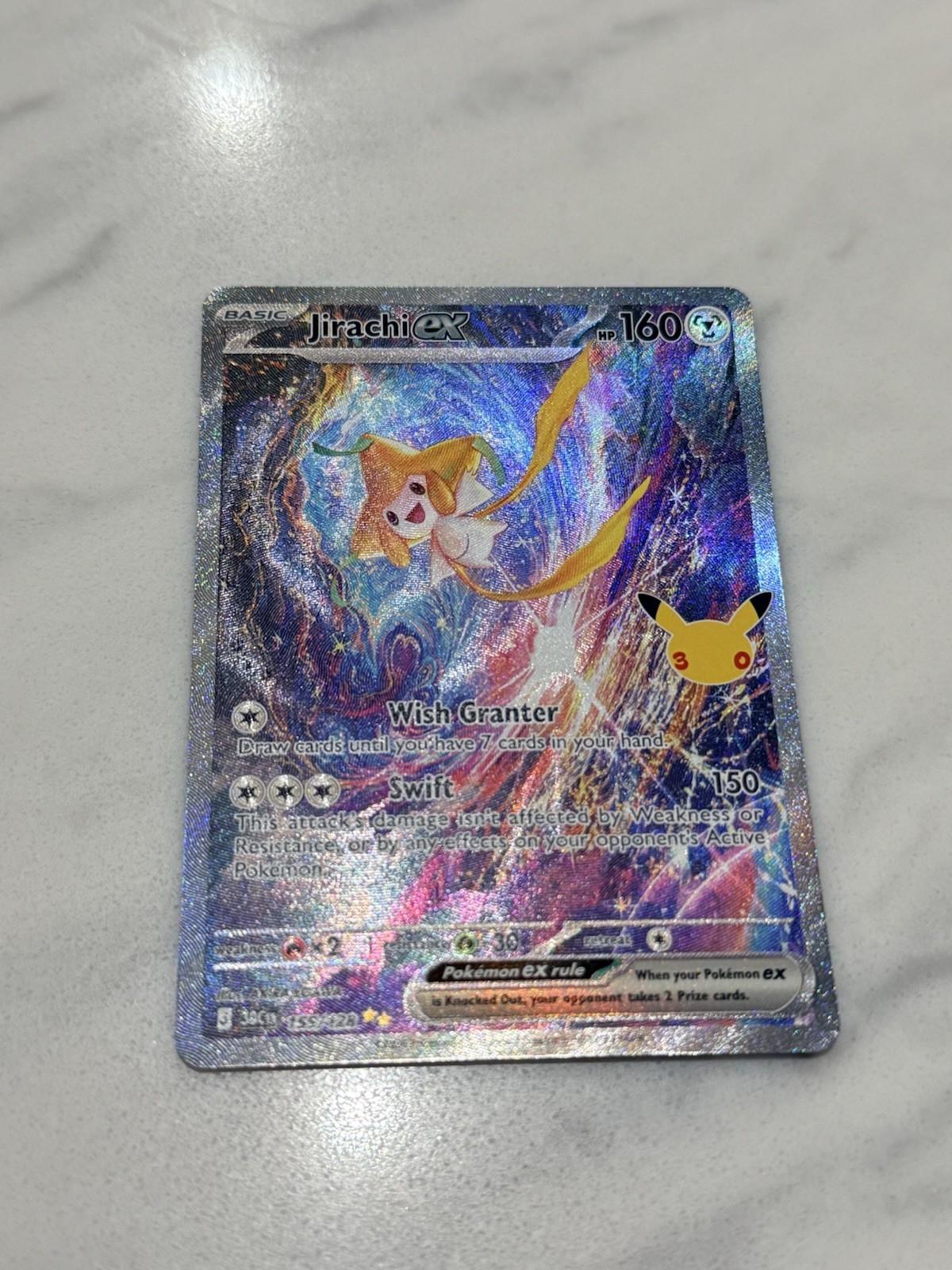 Pokémon TCG Celebrazione 30° Anniversario Jirachi 155/128