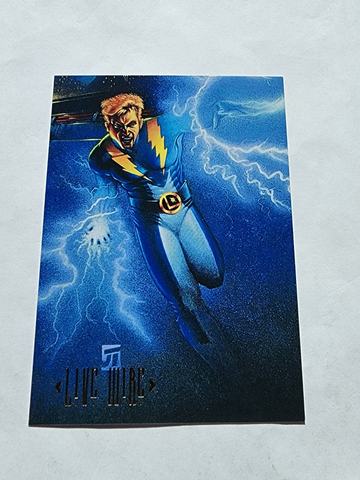 Scheda Live Wire DC Skybox Master Series Universe # 13 1994 quasi nuova