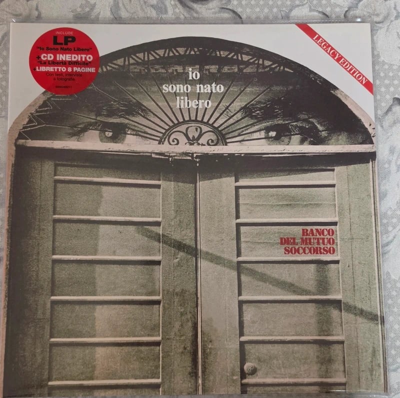 Banco del Mutuo Soccorso – Io Sono Nato Libero Legacy Edition LP+CD 2017 Sigillato