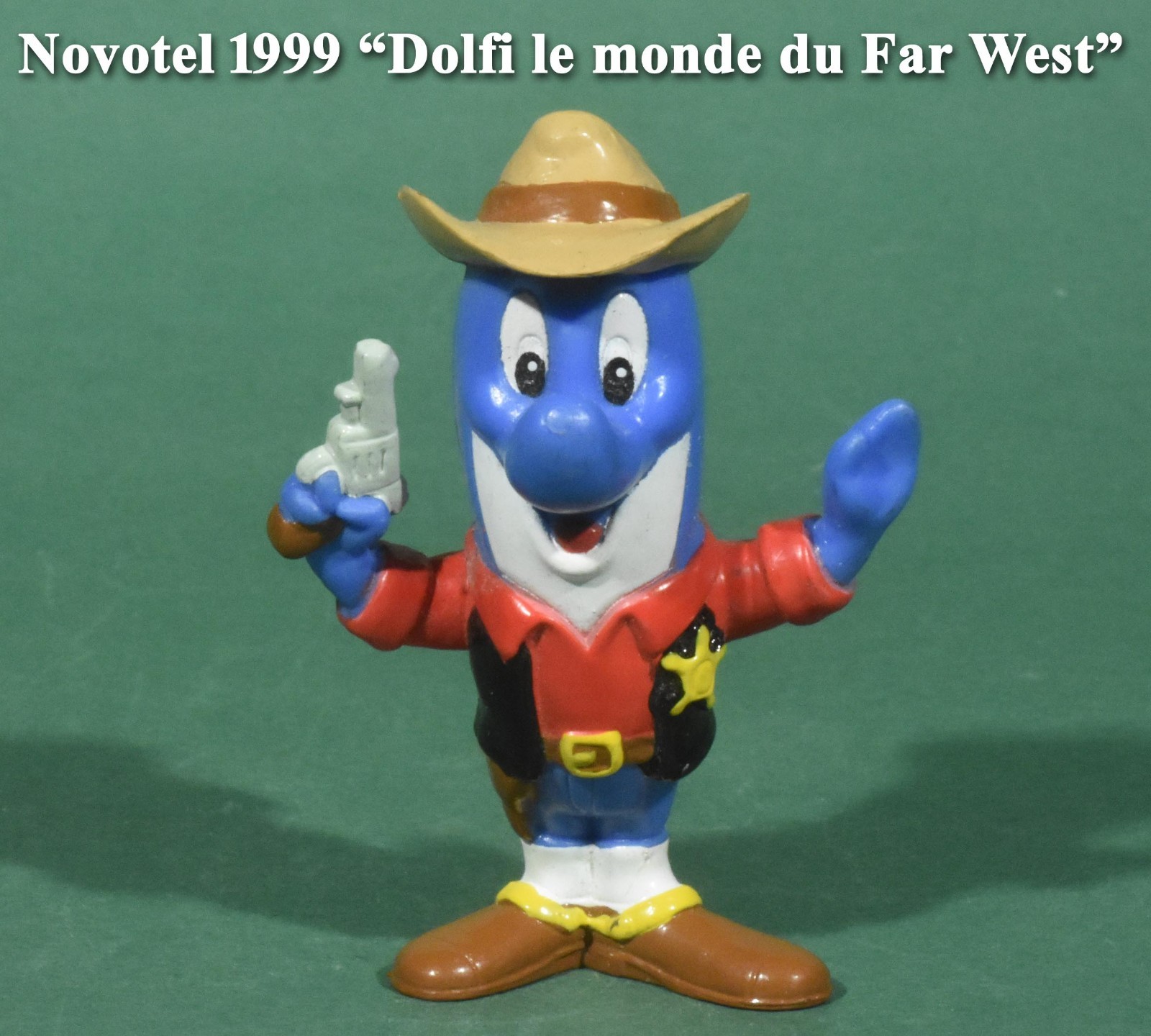 Novotel 1999, Dolfi le monde du Far West, Le Shérif, figurine PVC