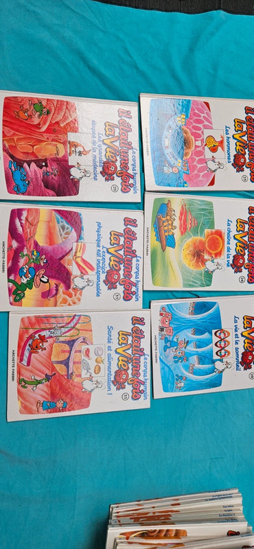 Lot de 6 volumes il était une fois la vie