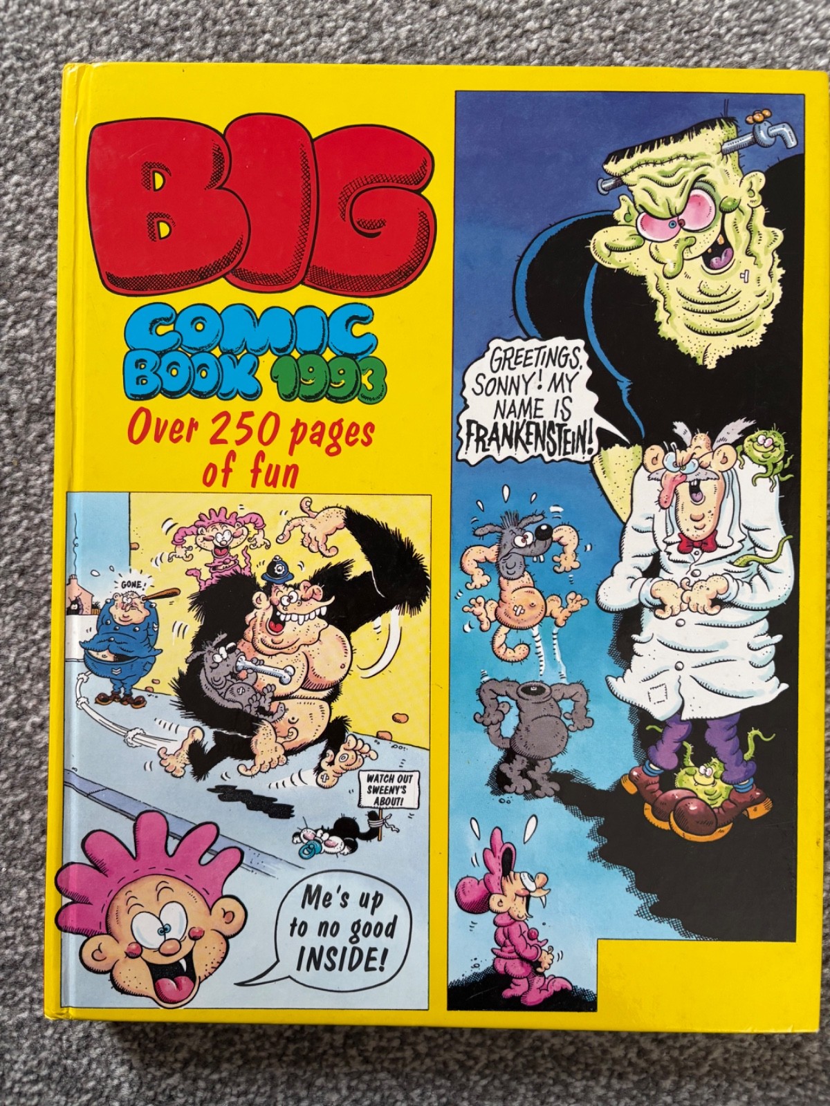 THE BIG COMIC BOOK 1993 - SEVENTH ANNUAL - PUBLISHED 1992 - FLEETWAY - COMPLETE