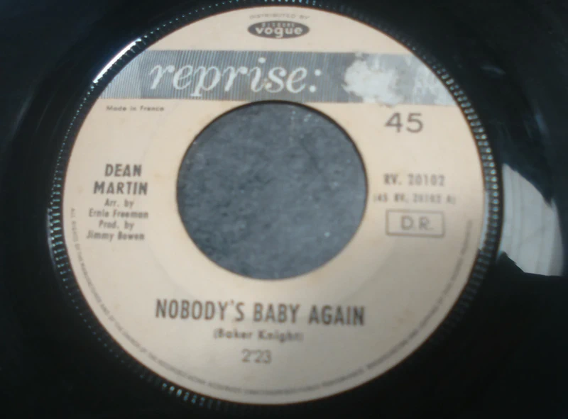 45t dean martin -nobody's baby again
