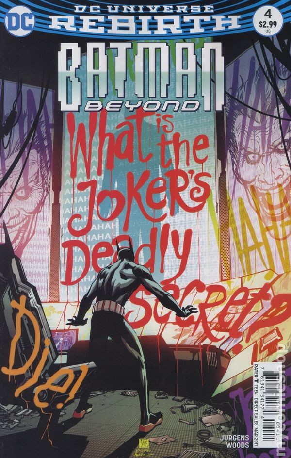 Batman Beyond #4A Chang NM 2017 Stock Image