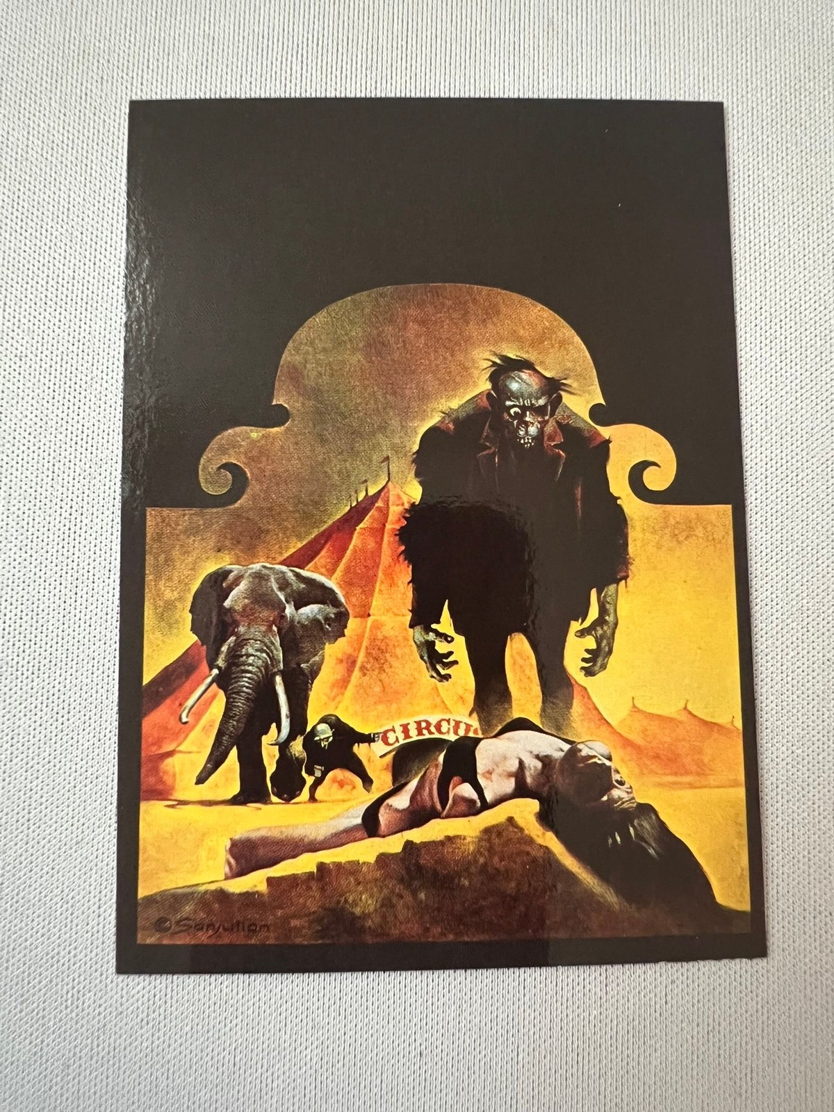 Sanjulian The Sanjulian Collection Trading Card 19 The Big Top 1994 Art Card