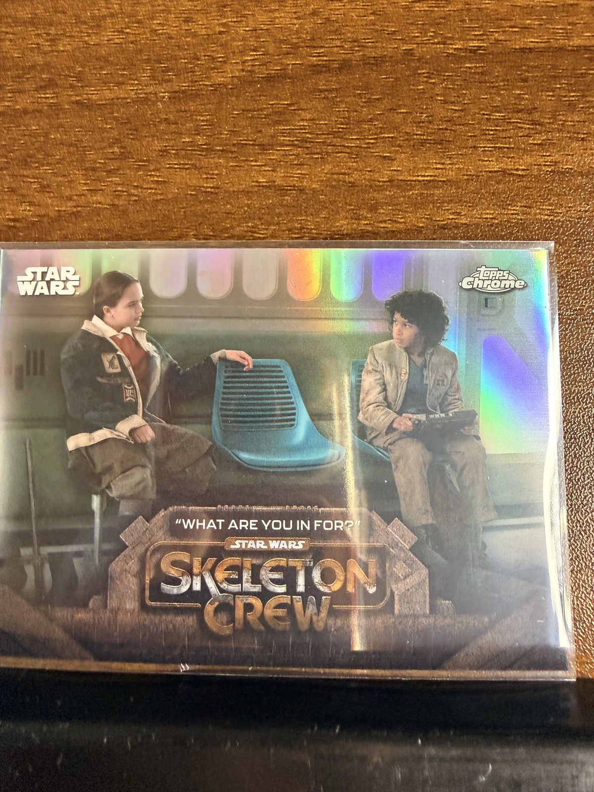 Star Wars Topps Chrome Skeleton Crew Wim SC-5 Inserto Trading Card Non Sport