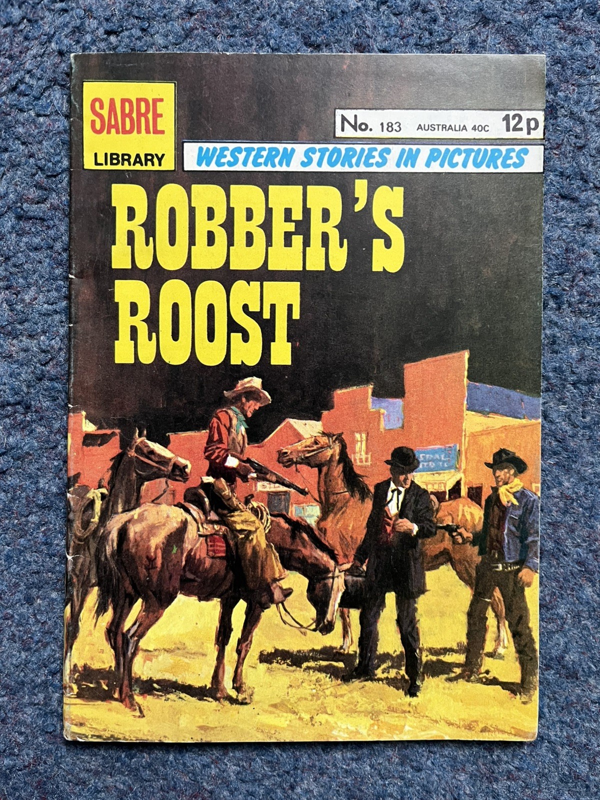 Sabre Western Picture Library Comic No. 183 Robber's Roost