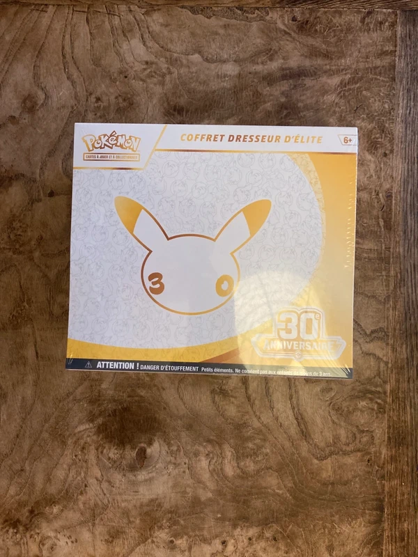 Etb scellé Pokémon anniversaire 30 ans