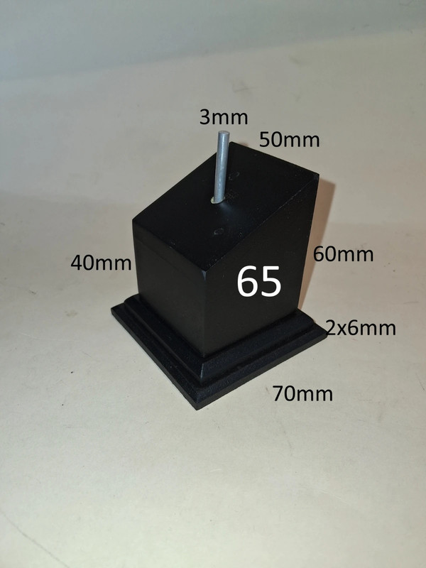 Socle présentoir pour figurines, plusieurs disponibles