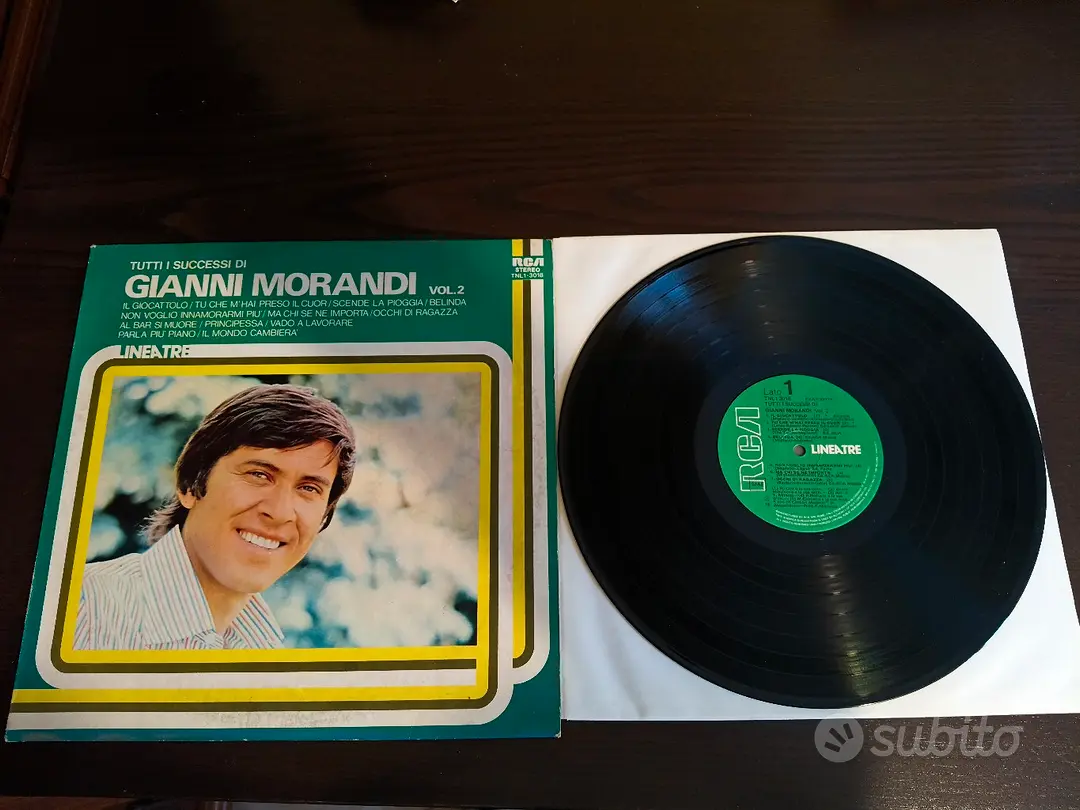 Vinile 33 "Tutti i successi di Gianni Morandi" v.2