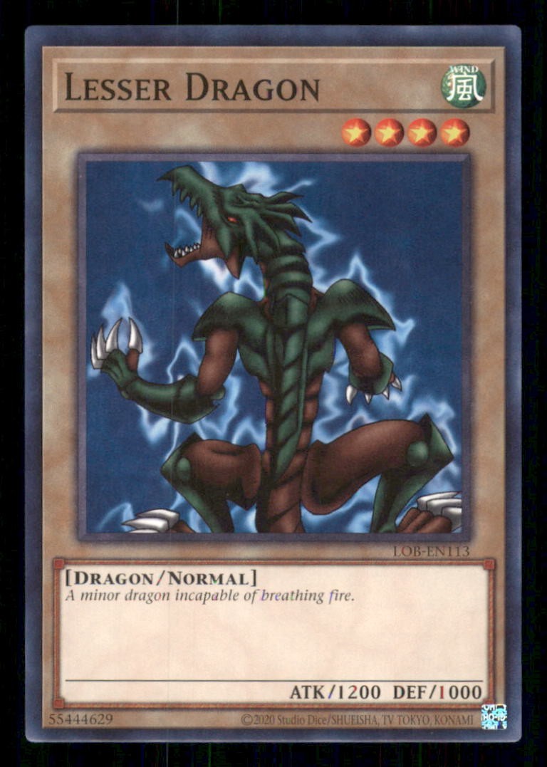 Drago Minore LOB-EN113 (Edizione 25° Anniversario) Yu-Gi-Oh Unlimited NM