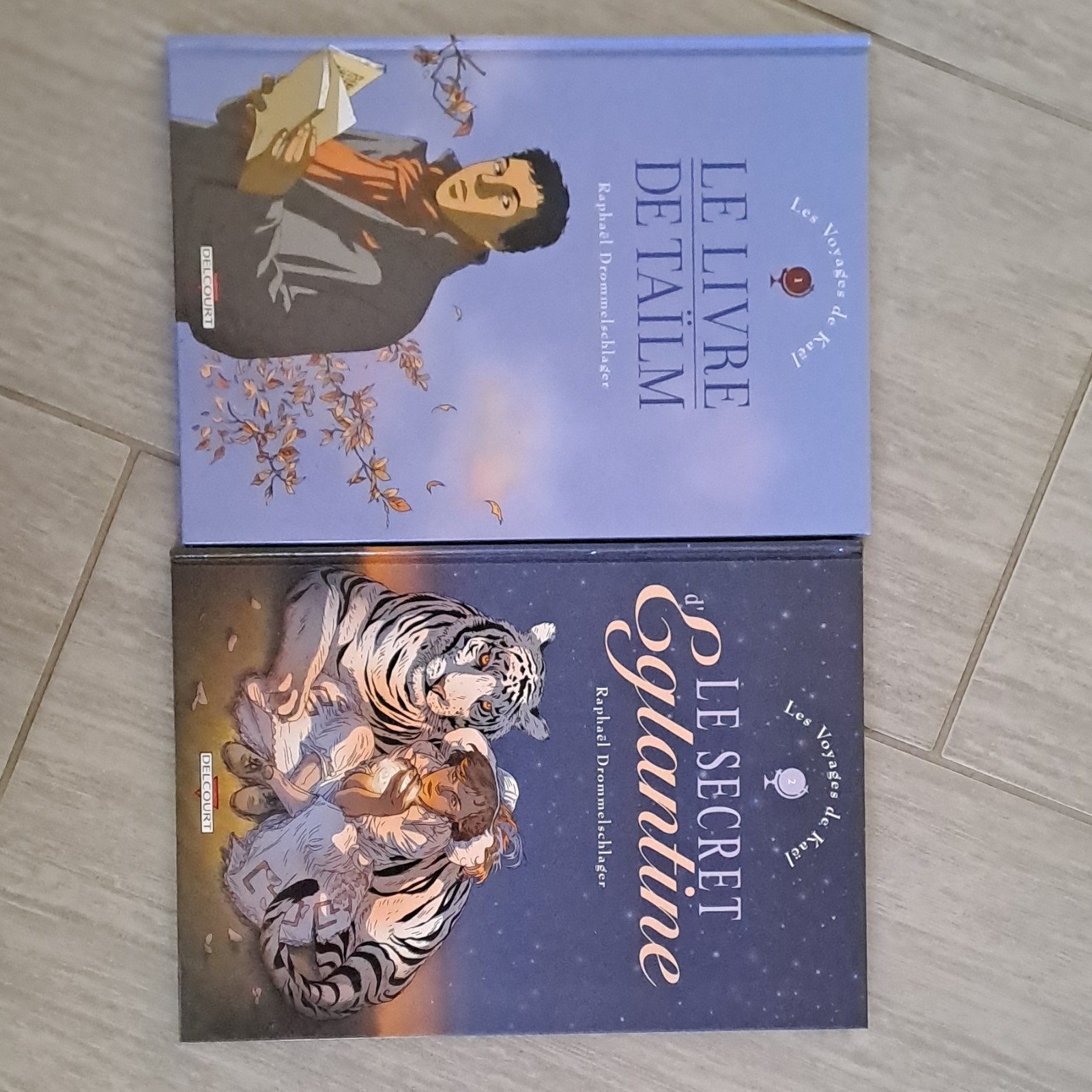 Delcourt Les Voyages de Kaël Tomes 1-2 En EO Et TBE Par Drommelschlager.