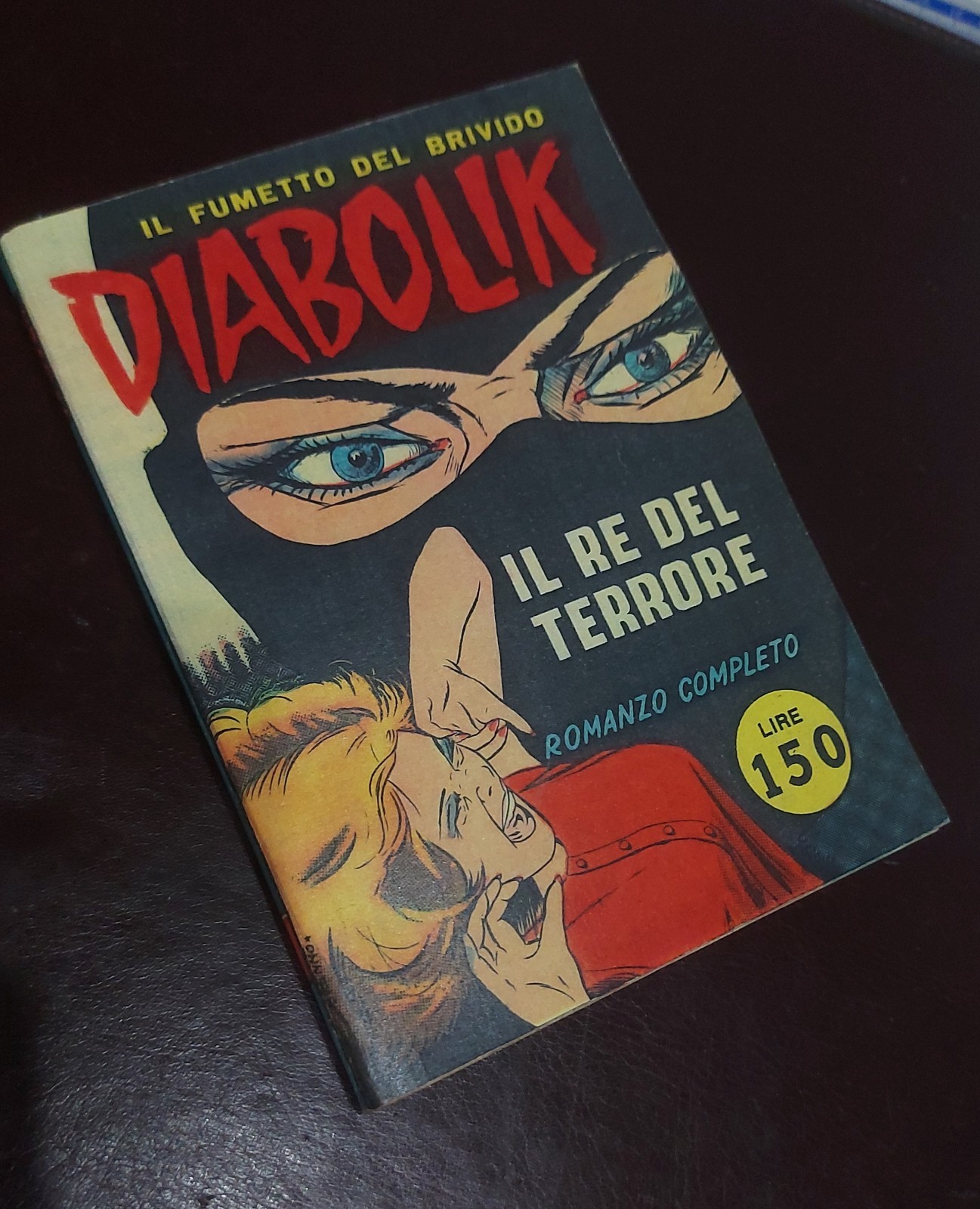 Diabolik n 1 ingoglia  Il re del terrore prima edizione 1962 astorina