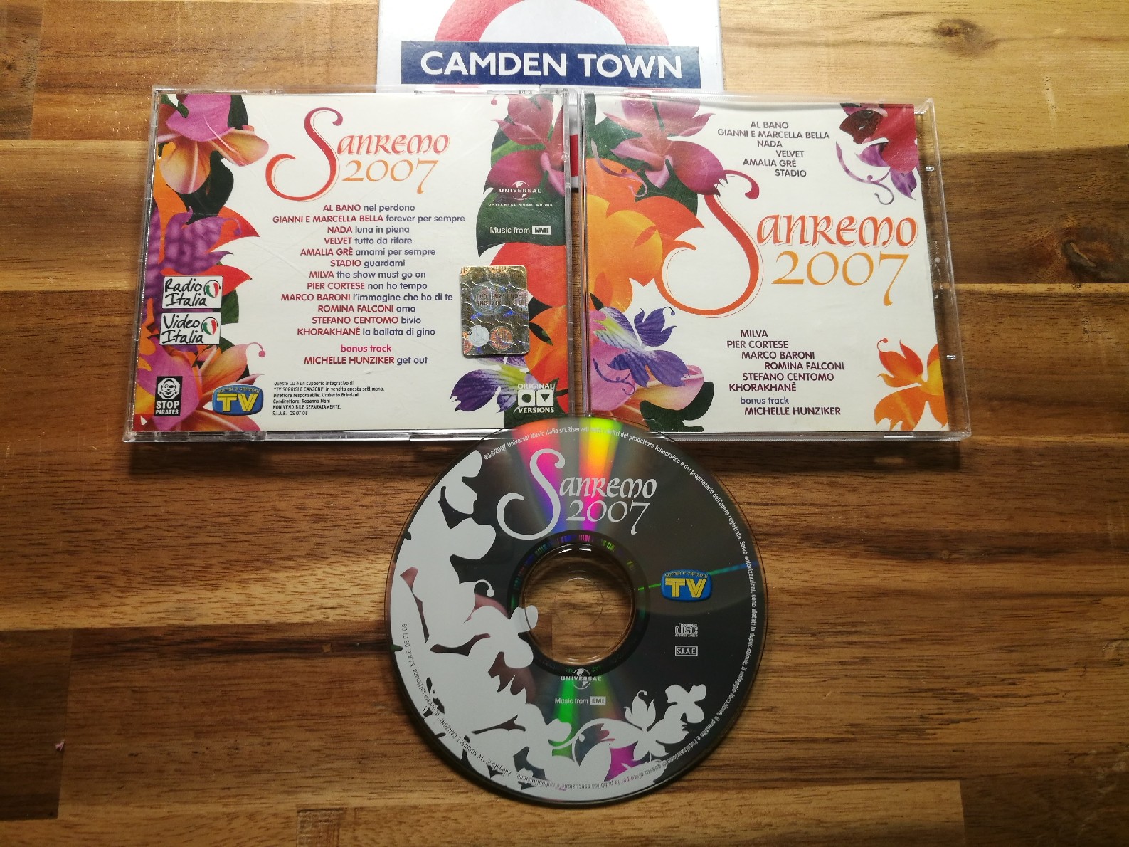 Sanremo 2007 Nada/Stadio/Milva/Marco Baroni/Pier Cortese Cd Perfetto Come Nuovo
